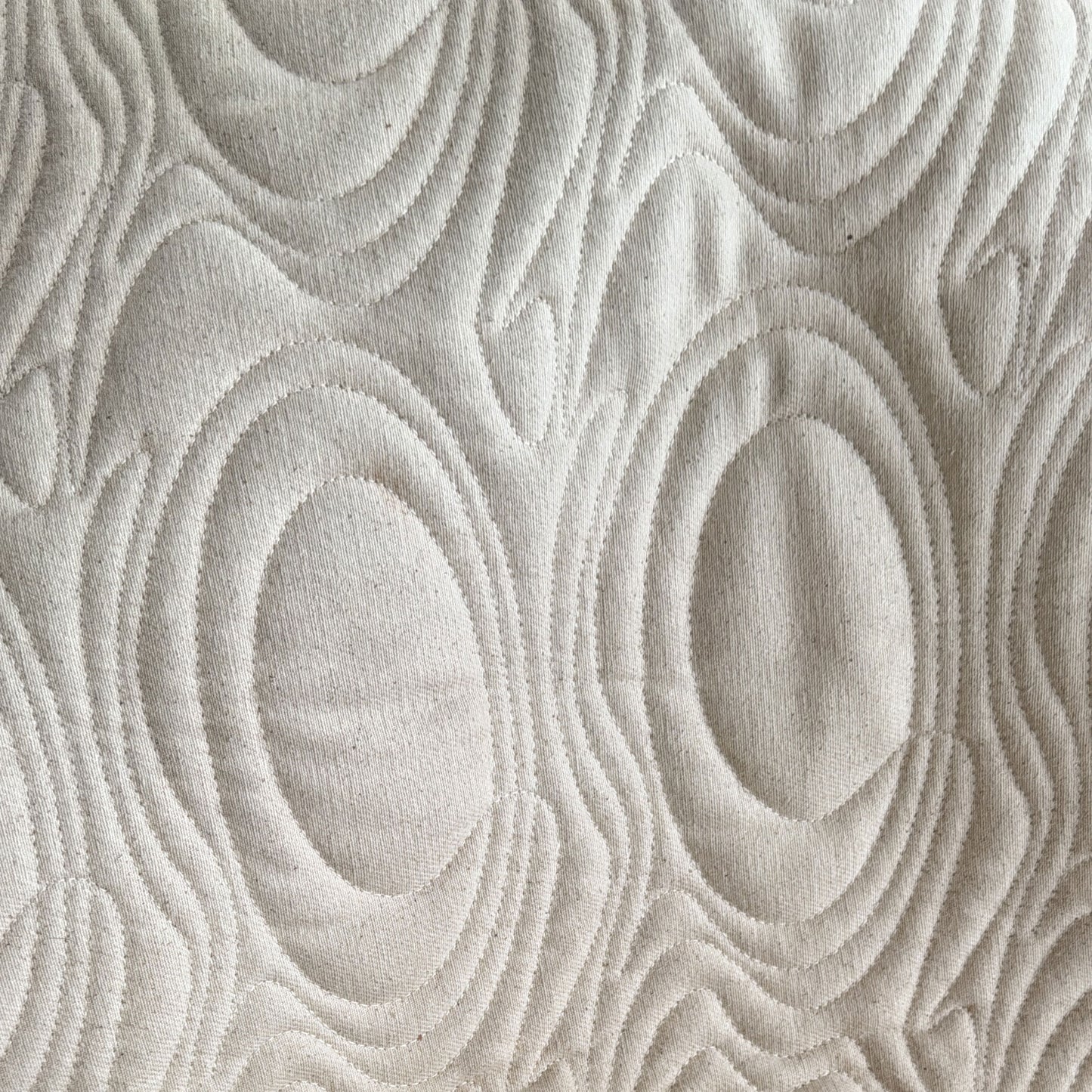 Denim Quilted Bean Bag Chair with Beans