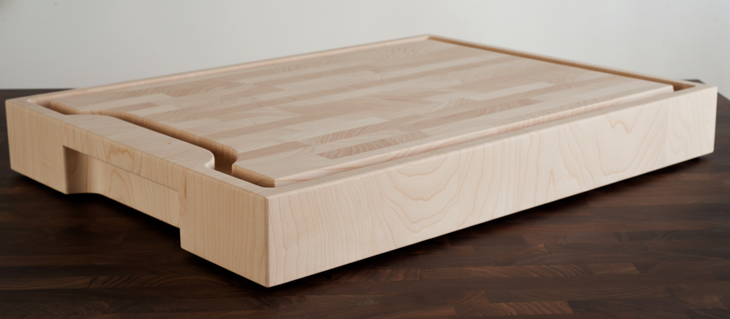 Mega End Grain Sloped Juice Groove Butcher Block