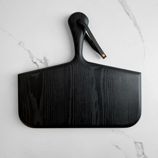 Norr Small Serving Board in Ebonized Ash