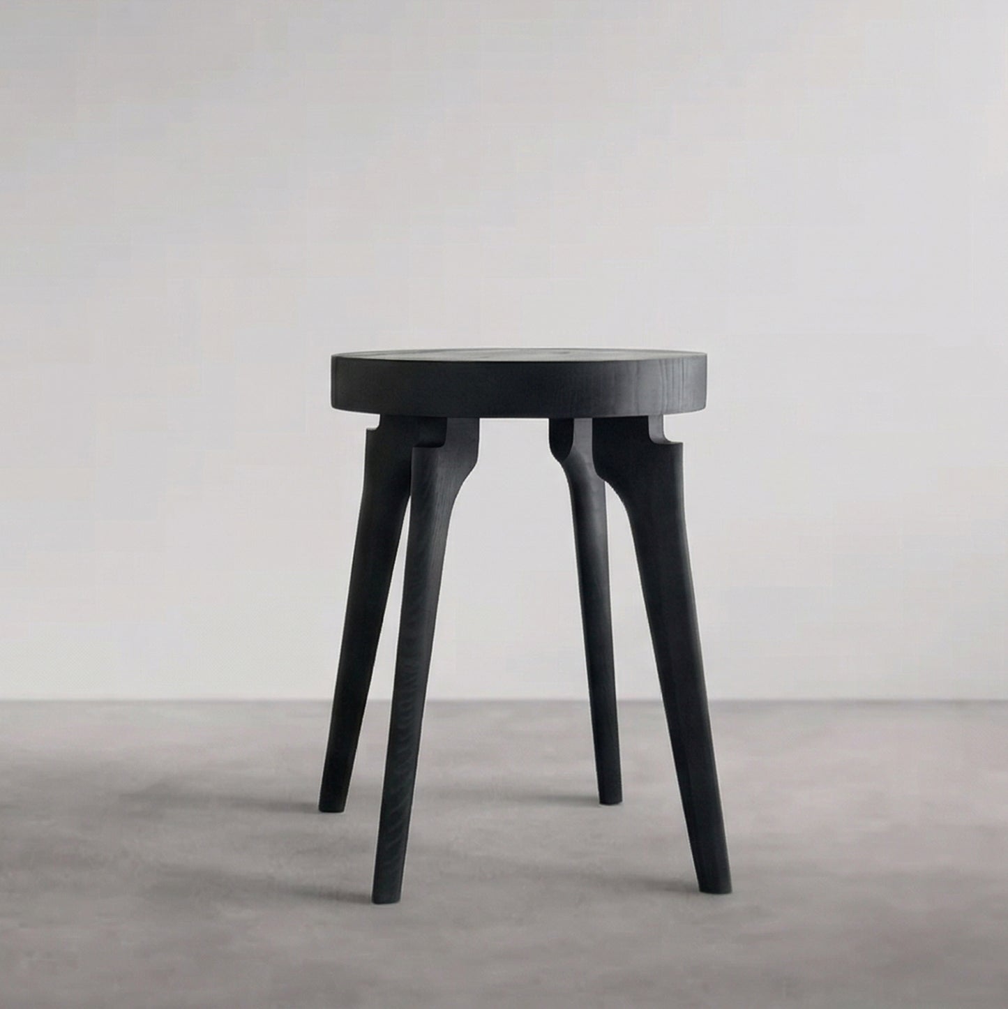 Side Table with End Grain Round Top