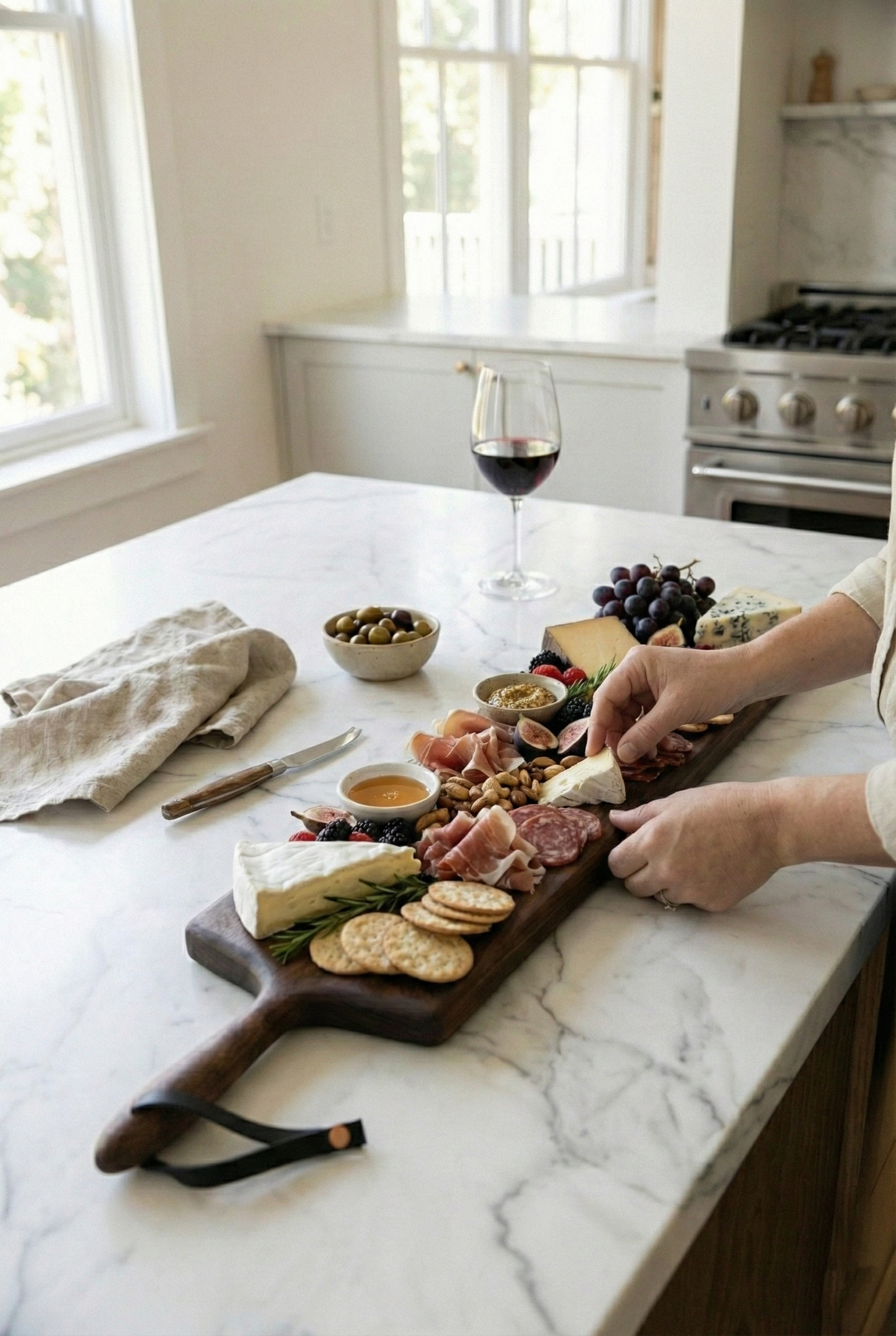 Mega Monster Serving & Charcuterie Board - XL Hardwood Board