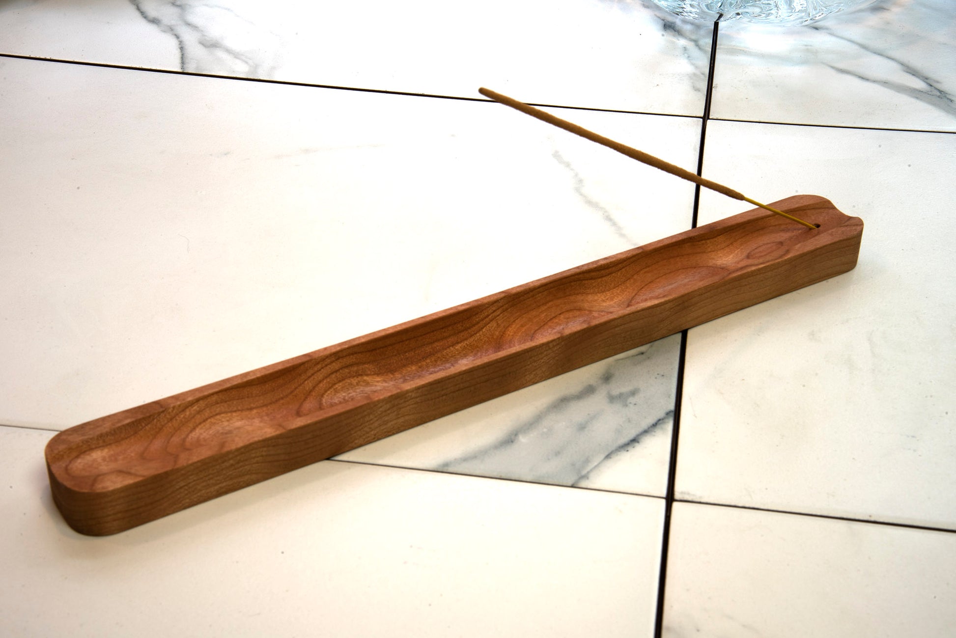 Serenity Solid Wood Incense Holder - KHEM Studios